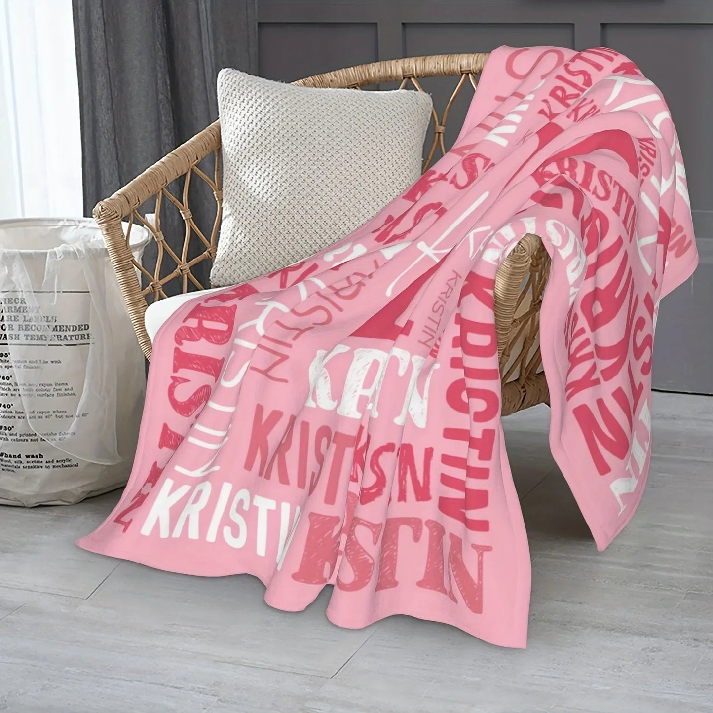 Personalized Pet Photo Blanket – Custom Dog Face Throw with Text – Unique Gift for Pet Lovers & Friends (Copy)